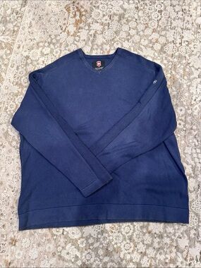 Victorinox Men's Dark Navy V-Neck Sweater